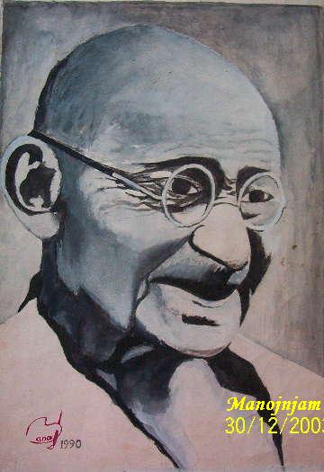 'Gandhiji'

One of my Paintings!